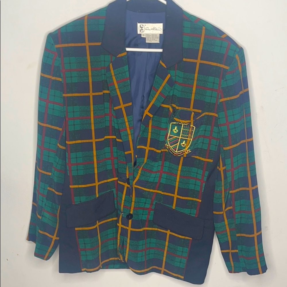 Vintage oversized school blazer